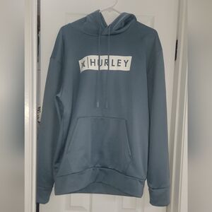 Hurley Men's Slate Blue Hoodie Size Medium